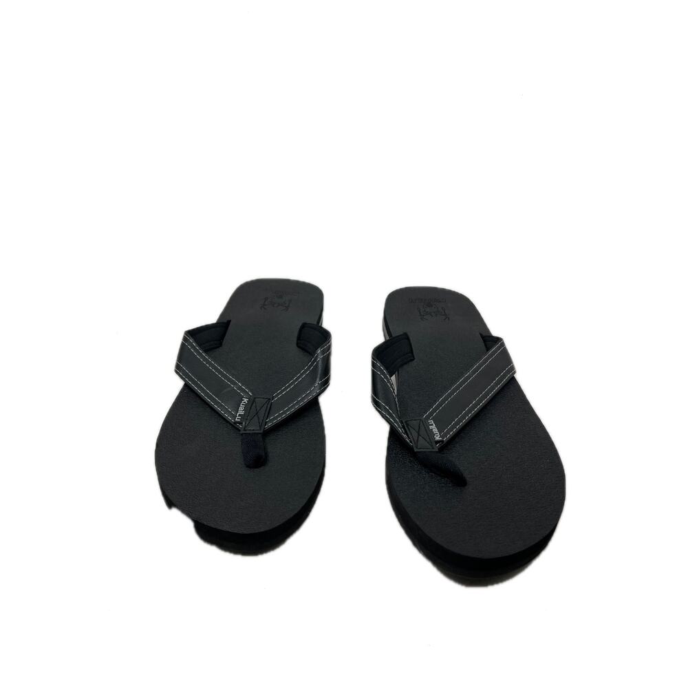 Kuailu Black Flip Flop Yoga Slides Mens 14
